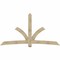 Ekena Millwork Davenport Rough Sawn Timber Gable Bracket, Douglas Fir, 108"W x 58"H x 6"D x 6"F, 13/12 Pitch GBW108X58X0606DAV00RDF - alternate 1